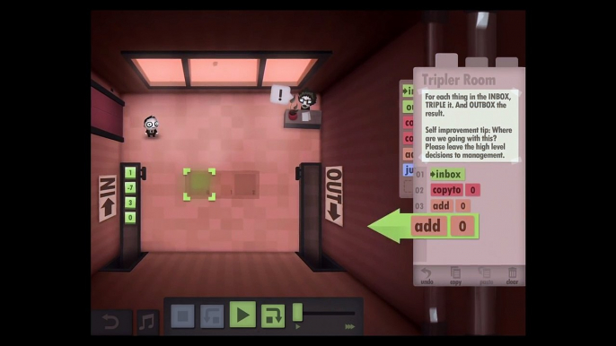 Human Resource Machine [by Experimental Gameplay Group] - HD Gameplay (iOS/Steam)