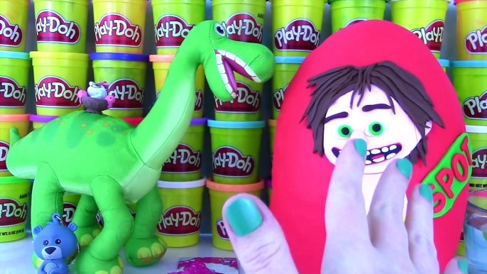 Disney Pixars THE GOOD DINOSAUR Play Doh Surprise Eggs | Arlo Spot Ramsey Nash Butch | Bl