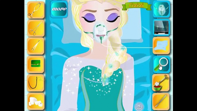 Princesa De Hielo De La Cirugía De Corazón Es Este Elsa? Los Niños Médico Simulador De Juegos De Princesa, Juegos De Fo
