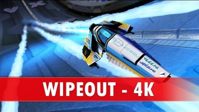 WIPEOUT EN 4K - GAMEPLAY