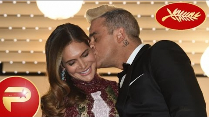 Cannes 2015 - Robbie Williams très amoureux sur le tapis rouge