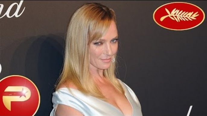 Cannes 2015 - Uma Thurman reine de beauté de la soirée Chopard