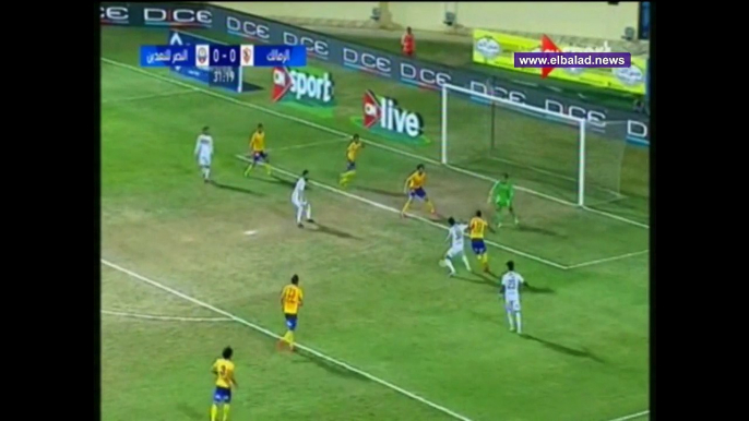 هدف مصطفى فتحى الأول فى مرمى النصر للتعدين فى الدورى المصرى