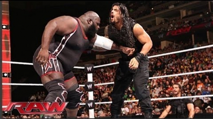 OMG _ Roman Reigns Vs Mark Henry Amazing Match Ever IN WWE You must Watch it Original HD