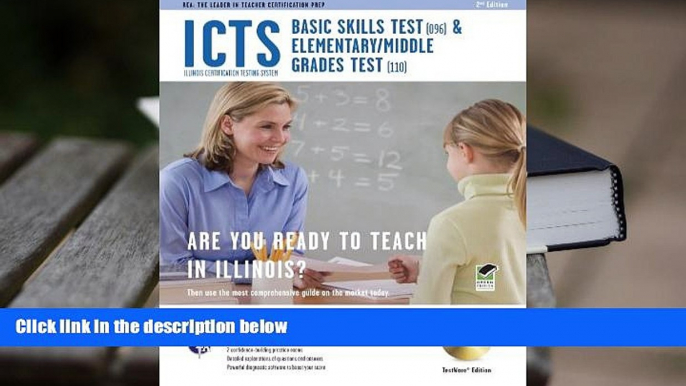 Popular Book  ICTS Basic Skills   Elementary/Middle Grades w/CD-ROM (ICTS Teacher Certification