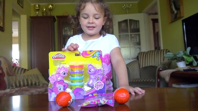 GIANT MY LITTLE PONY Surprise Eggs Compilation Play Doh - Twilight Sparkle Fluttershy Toys