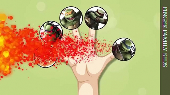 Finger Family Song TMNT Teenage Mutant Ninja Turtles Nursery Rhyme