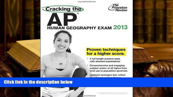 Popular Book  Cracking the AP Human Geography Exam, 2013 Edition (College Test Preparation)  For