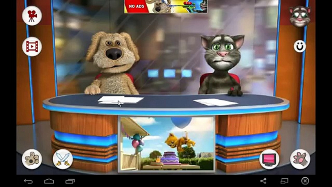 Talking TOM y BEN noticias de juegos para Niños de dibujos animados video de dibujos animados para niños #PURU