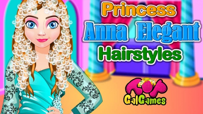 Princess Anna Elegant Hairstyles: Disney princess Frozen - Best Baby Games For Girls