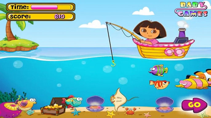 Dora The Explorer - Doras Fish and Chips Cooking Game - Dora Cooking Game - Funny Baby Ga