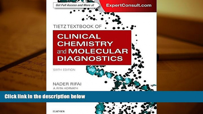 PDF [DOWNLOAD] Tietz Textbook of Clinical Chemistry and Molecular Diagnostics, 6e Nader Rifai