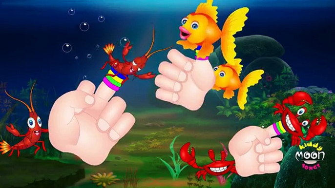 Finger Family - Sea Animals | Nursery Rhymes & Kids Songs - ABCkidTV