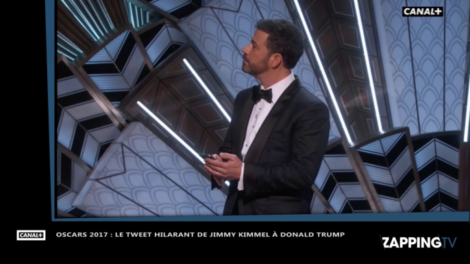 Oscars 2017 : Le tweet hilarant de Jimmy Kimmel à Donald Trump (Vidéo)