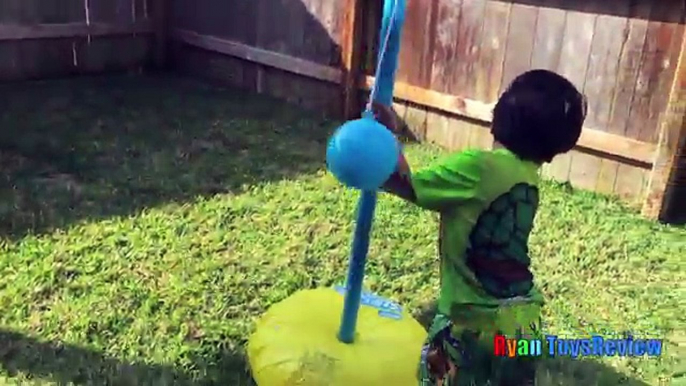 Juguetes de agua Tetherball Familia Divertido Juego para los Niños fuera de la hora de juego de Ryan ToysReview