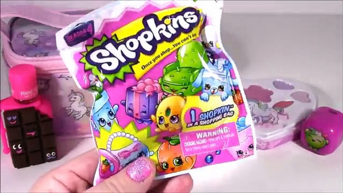 kidztube Unicorn Makeup Bag Surprise! SHOPKINS lip Balm Lip Gloss Palette EOS Disney Princ