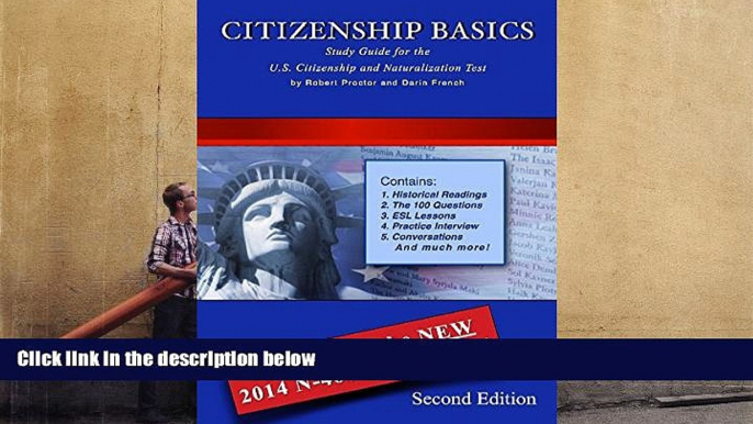 BEST PDF  Citizenship Basics Textbook and Audio CD U.S. Naturalization Test Study Guide and 100