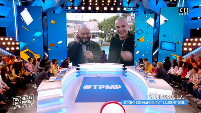 Fou rire hier soir pendant un duplex entre Cyril Hanouna et Jérôme Commandeur - Regardez