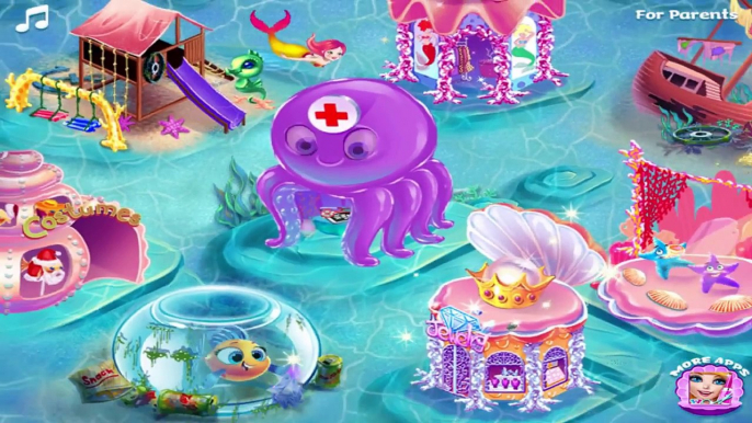 Play Fun Mermaid Princess Kids Games Clean Up, Doctor and Songs Learn and Have Fun Game For Children