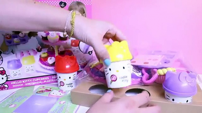 Play Doh Hello Kitty Cupcake Tower Dough Plastilina Torre de Pasteles Pastelitos ハローキティ |