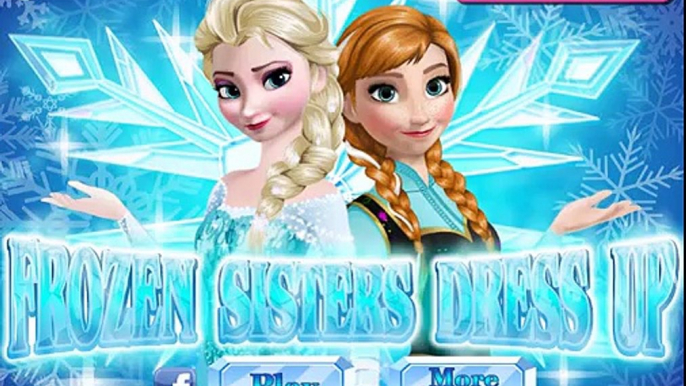 Frozen Sisters Dress Up, Disney Frozen Elsa and Anna Games, Baby Games, Dressup Game