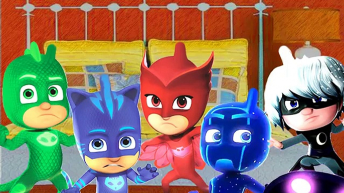 PJ MASKS Five Little Monkeys Jumping on the Bed Nursery Rhymes Collection 5 Little Monkeys Song