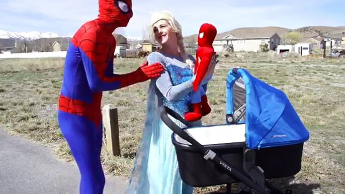 Congelados Elsa Bebés Gemelos y Congelados Anna Divertida película de Superhéroes de la vida real Congelado Elsa Bebé Nai