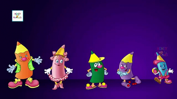 Crayons Nursery Rhymes - Crayons Finger Family Song | Nursery Rhymes For Children