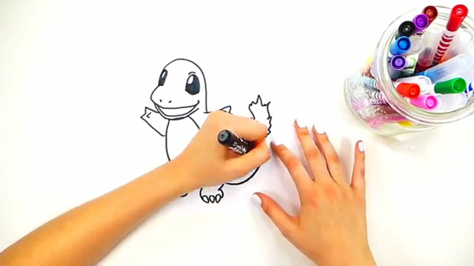 Lets Draw Charmander, Squirtle & Bulbasaur - POKÉMON - FAN ART FRIDAY