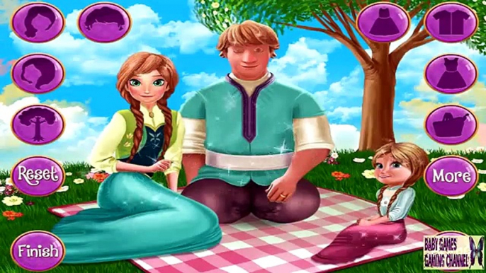 Frozen Princess Annas Family Picnic - Game For LIttle Kids