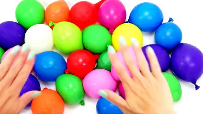 TOP Aprender los Colores en Húmedo Globos de Compilación de 15 Minutos Globo Dedo Rimas Coll