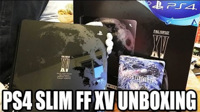 FINAL FANTASY XV : notre UNBOXING de la PS4 Slim collector !