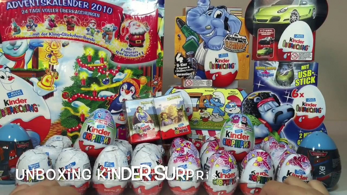 80 Киндер Сюрпризов,Unboxing Kinder Surprise PopPixie,Dinsey Planes,Астерикс и Обеликс,Shrek,Cars