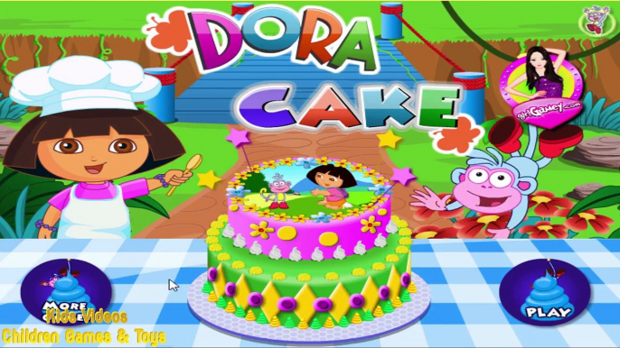 Dora Cake Online Game - Fun Dora Games for little Girls - New Dora Kid Games Videos HD