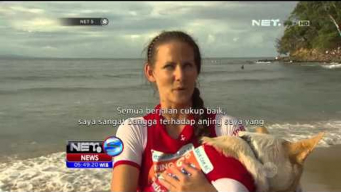 Keseruan Surfing Bersama Hewan Peliharaan di Pantai Nusa - NET5