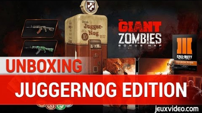 UNBOXING Call Of Duty Black Ops III - JUGGERNOG EDITION - FR