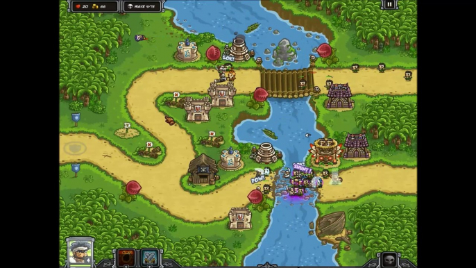 Kingdom Rush Frontiers - [Campaign] - Snapvine Bridge - [Hero Cronan]