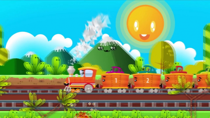 Trenes infantiles. Dibujos animados - Coches infantiles - Carritos para niños