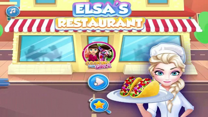 Elsa del Restaurante Steak Ensalada de Taco de Disney Frozen Princesa Elsa, Juego de Cocina para Niños