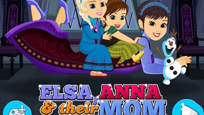 Elsa Anna And Their Mom: Disney princess Frozen - Best Baby Games For Girls