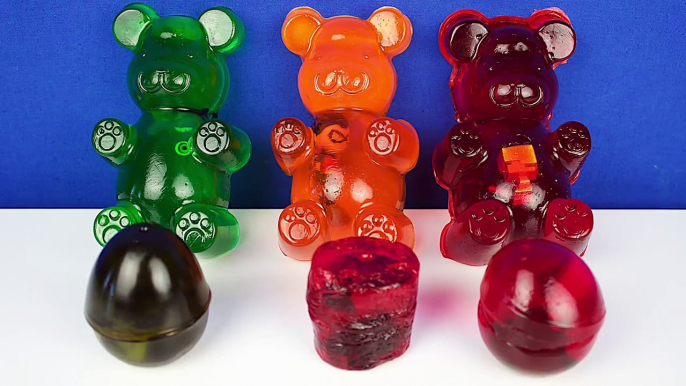 Jumbo Gummy Bear Surprises - Gummy Surprise Egg #gummybear