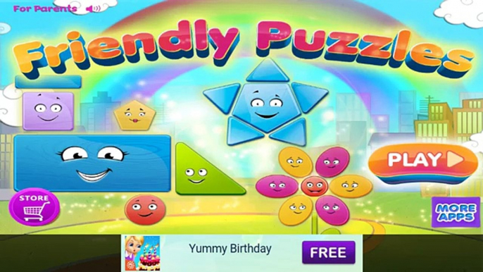 Friendly Puzzles - Android gameplay TabTale learn Movie apps free kids best top TV film vi