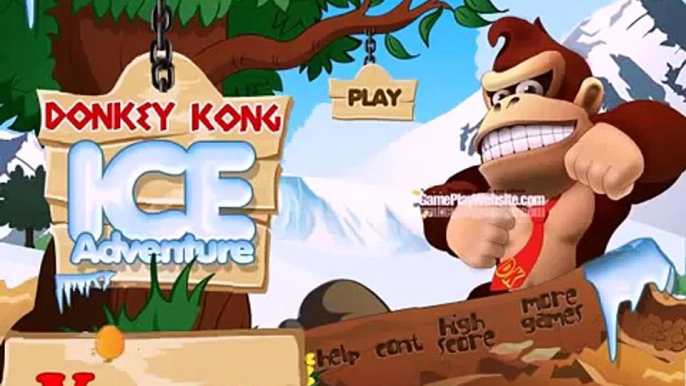 Donkey Kong Winter Ride jeu video Video game Disney video games jeux video en ligne baby games GAA