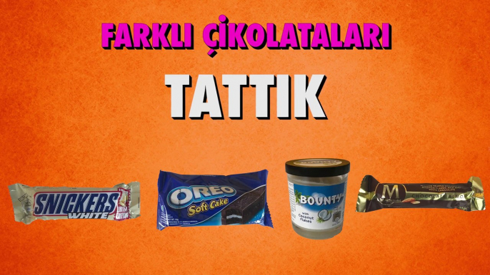 Türkiye'de Olmayan Çikolataları Tattık  Beyaz Çikolatalı Snickers, Oreo Kek