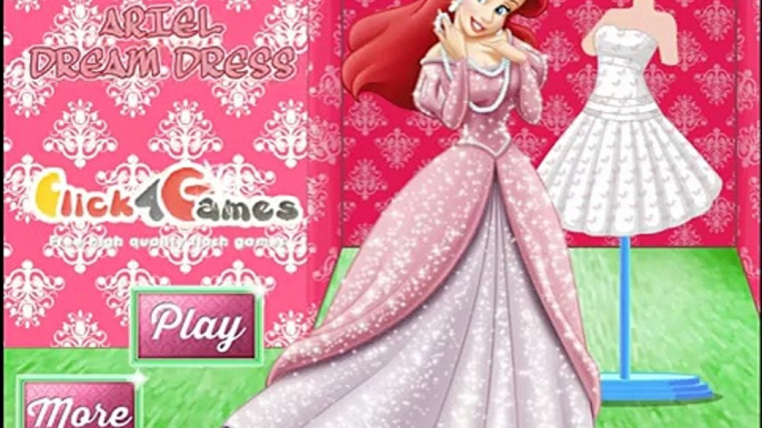 NEW Игры для детей—Принцесса Ариэль платье мечты—мультик для девочек