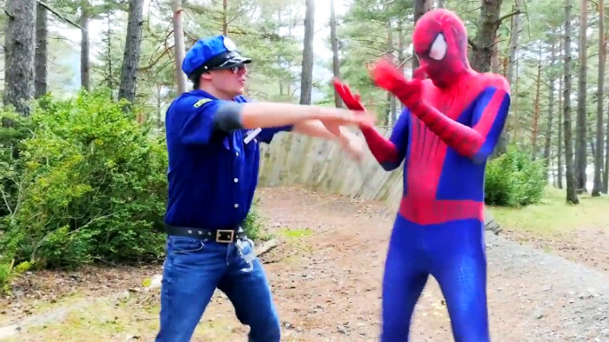 Spiderman vs Harley Quinn! Spiderman is Arrested! Ft Frozen Elsa & Pink Spidergirl Fun in