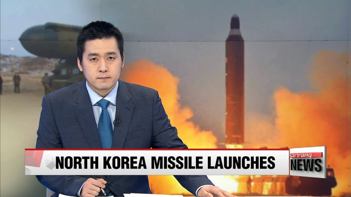 N. Korea fires four ballistic missiles into East Sea: S. Korean military