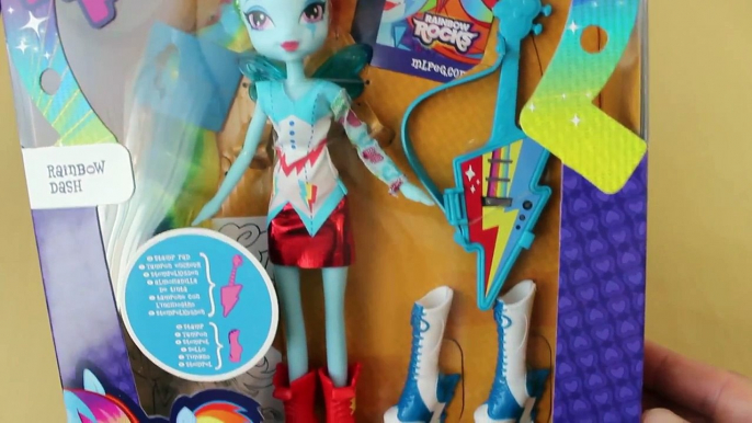 Equestria Girls My Little Pony Rainbow Rocks Dolls Rainbow Dash and Rarity Reviews and Unb