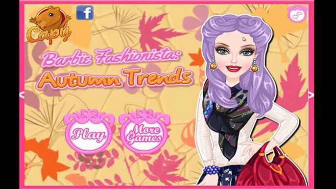 Barbie Fashionista - Autumn Trends - Best Cartoon Game For Girls