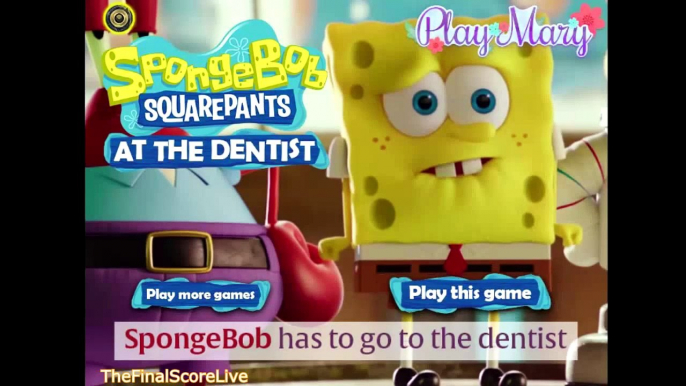 Губка Боб на в Дантист игра Губка Боб идеальный зубы уборка игра